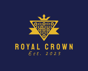 Triangle Royal Billiards logo design