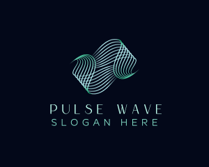 Frequency - Wave Frequency Technology logo design