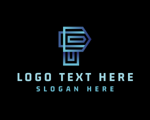 Futuristic - Digital Expert Software Programmer logo design