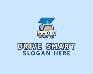 Learn Driving School logo design