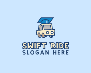 Taxi - Learn Driving School logo design