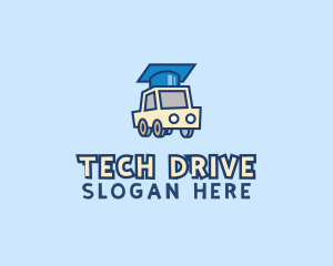 Learn Driving School logo design