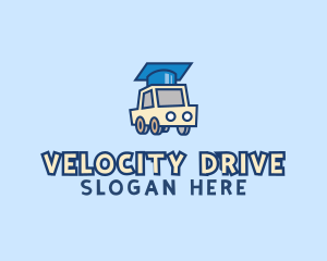 Drive - Learn Driving School logo design