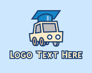 Driving - Learn Driving School logo design