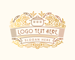 Cafeteria - Chef Restaurant Dining logo design