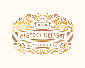 Chef Restaurant Dining logo design