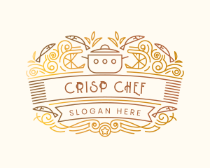 Chef Restaurant Dining logo design