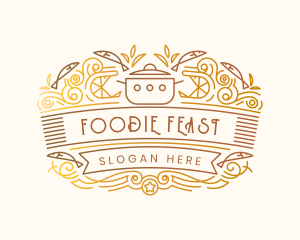 Chef Restaurant Dining logo design