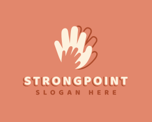 Orphanage - Family Support Hands logo design