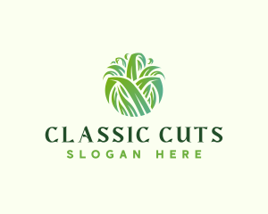 Gardening Grass Cutting logo design