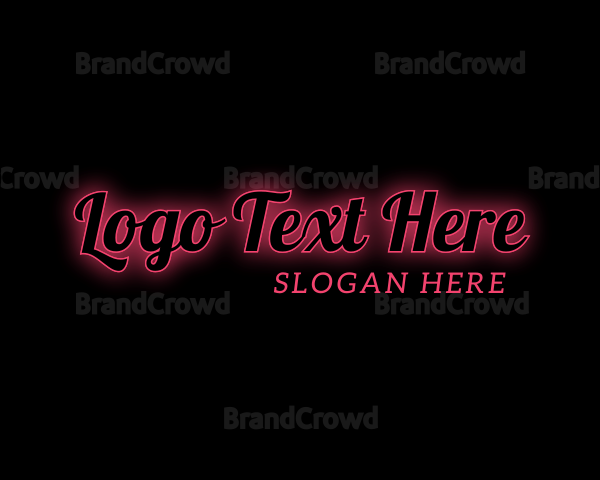 Neon Chic Wordmark Logo