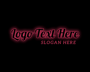 Neon Chic Wordmark Logo