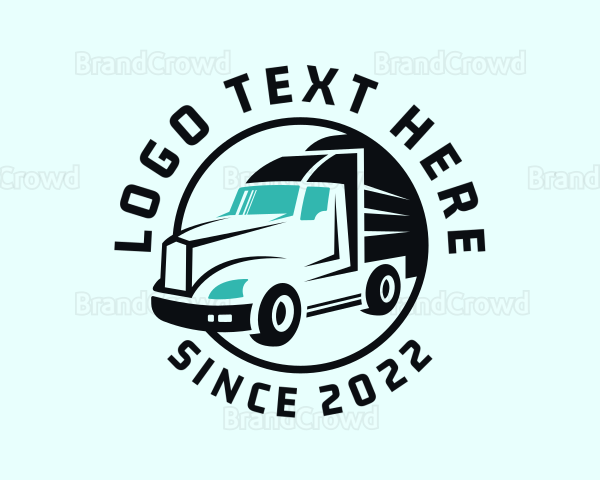 Express Transport Truck Logo