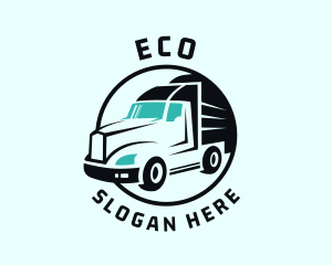 Express Transport Truck Logo