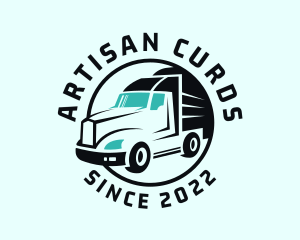 Express Transport Truck logo design