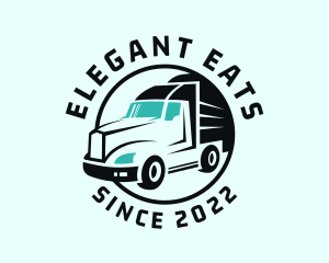 Express Transport Truck logo design