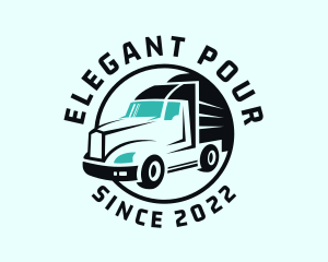 Express Transport Truck logo design