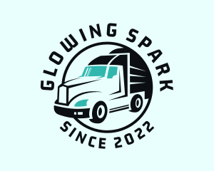 Express Transport Truck logo design