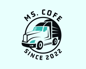 Express Transport Truck logo design