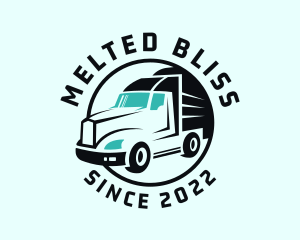 Express Transport Truck logo design