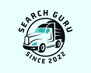 Express Transport Truck logo design