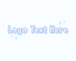 School - Cute Playful Sparkle logo design