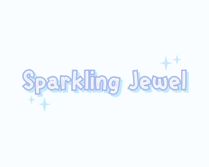 Cute Playful Sparkle logo design