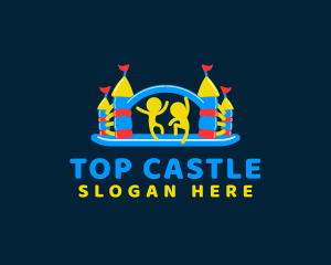 Inflatable Castle Playhouse logo design