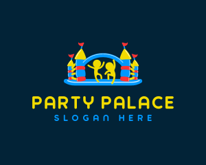 Inflatable Castle Playhouse logo design