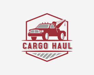 Logistics Tow Truck logo design