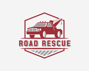 Logistics Tow Truck logo design