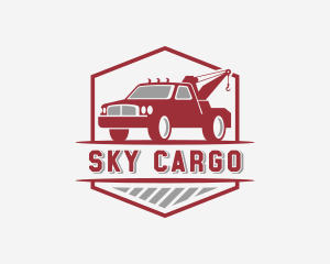 Logistics Tow Truck logo design