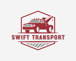 Logistics Tow Truck logo design