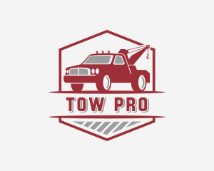 Logistics Tow Truck logo design