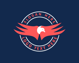Falcon - Eagle Wings Aviary logo design