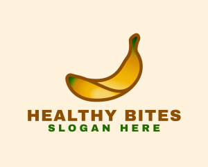 Organic Banana Fruit logo design