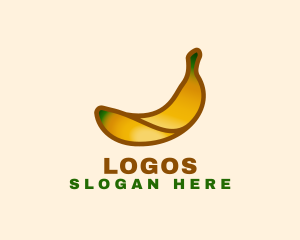 Durian - Organic Banana Fruit logo design