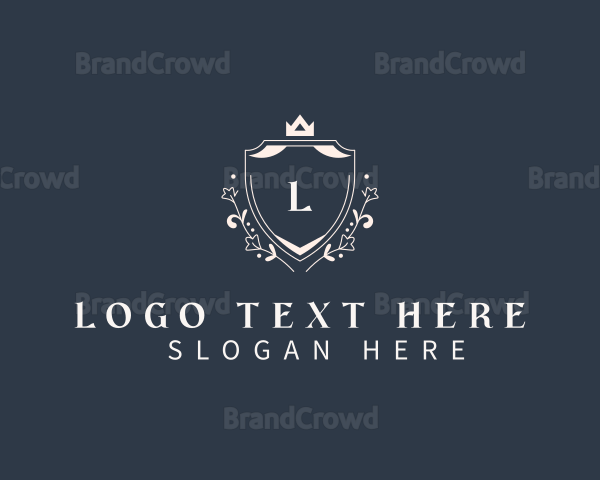 Ornament Crown Shield Logo