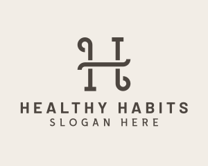 Classy Boutique Hotel Letter H logo design