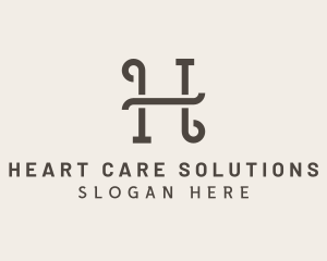 Classy Boutique Hotel Letter H logo design