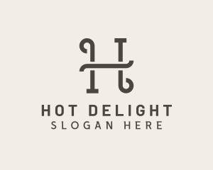 Classy Boutique Hotel Letter H logo design