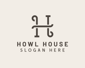 Classy Boutique Hotel Letter H logo design