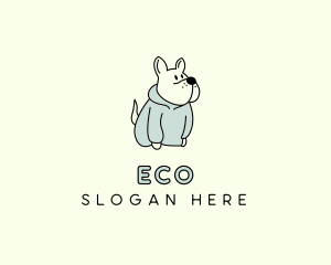 Cute Dog Hoodie Logo