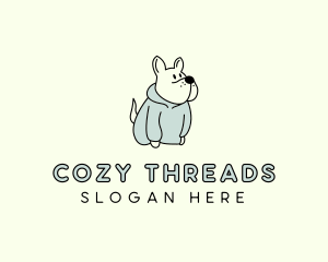 Cute Dog Hoodie logo design