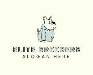 Cute Dog Hoodie logo design