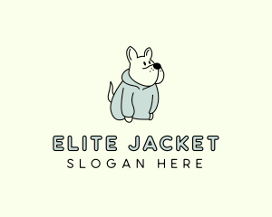 Jacket - Cute Dog Hoodie logo design