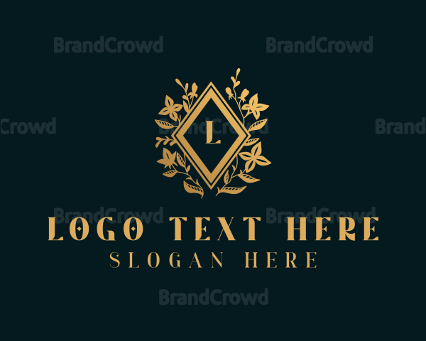 Luxury Ornament Event Planner Logo
