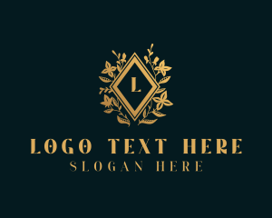Luxury Ornament Event Planner  Logo