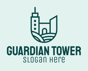 Real Estate Tower Property logo design