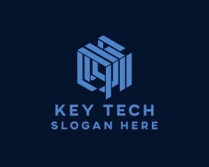 Cyber Tech Cube logo design